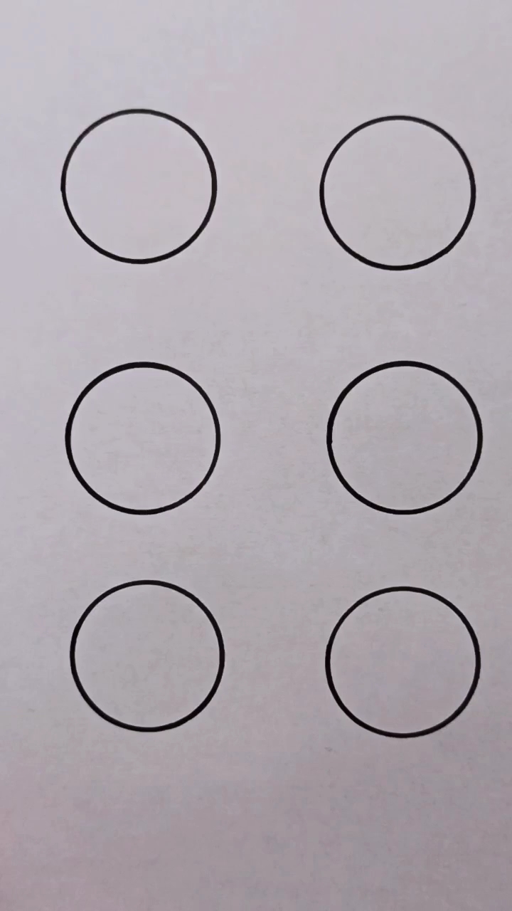 简笔画#用圆圈画动物