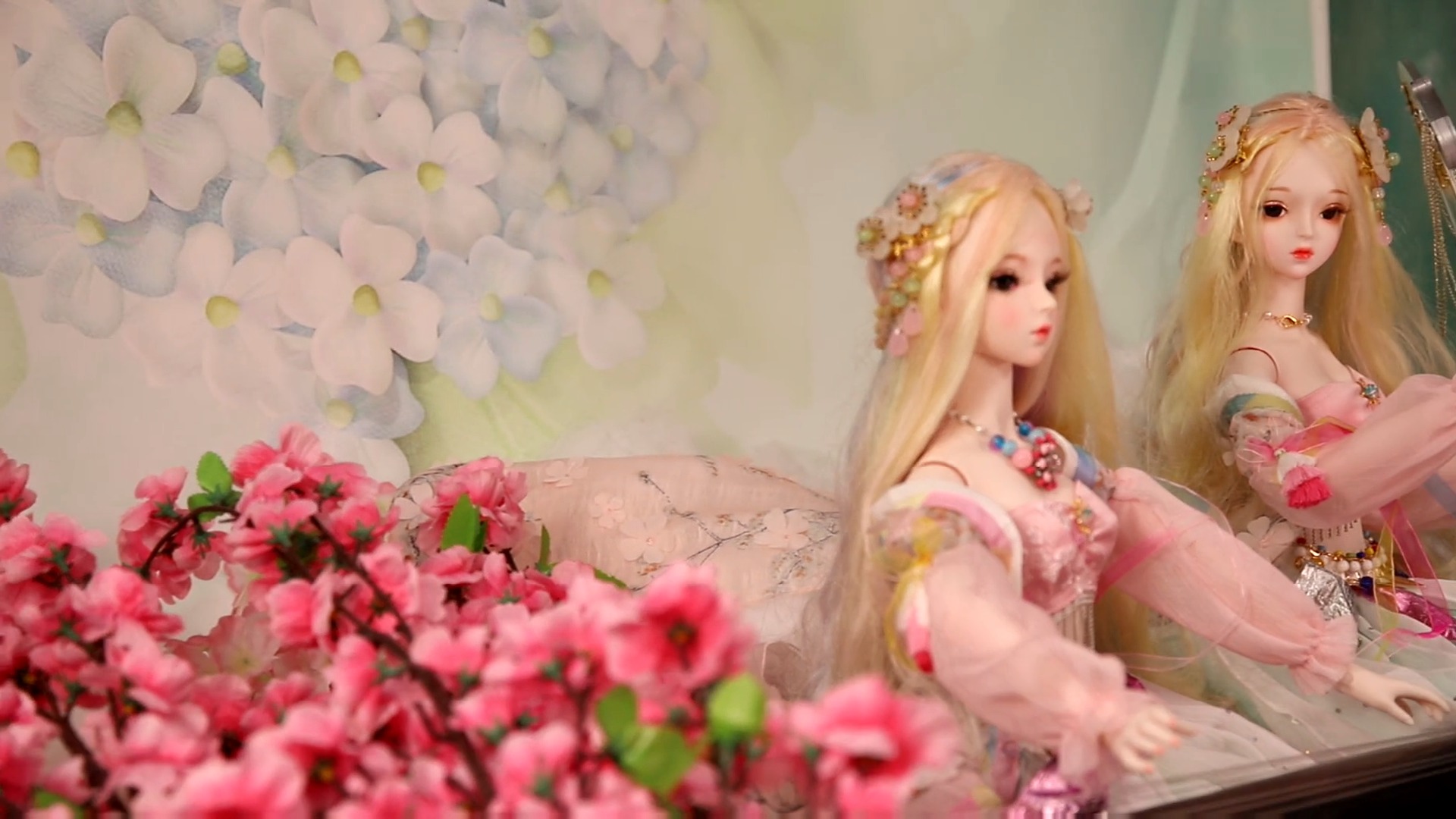 60厘米梦童话古装仙女娃娃桃花夭夭好美