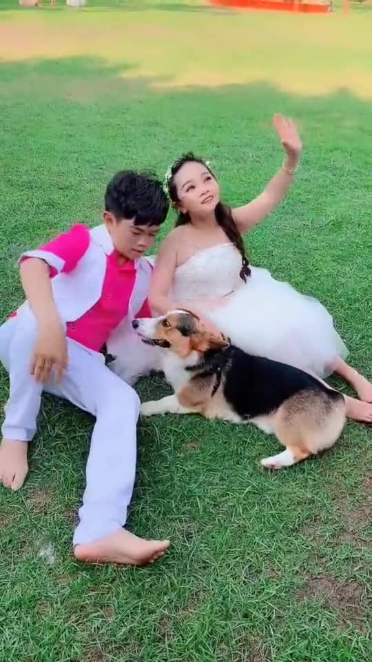 袖珍人小夫妻拍摄婚纱照,幸福美满的样子真让人羡慕-度小视