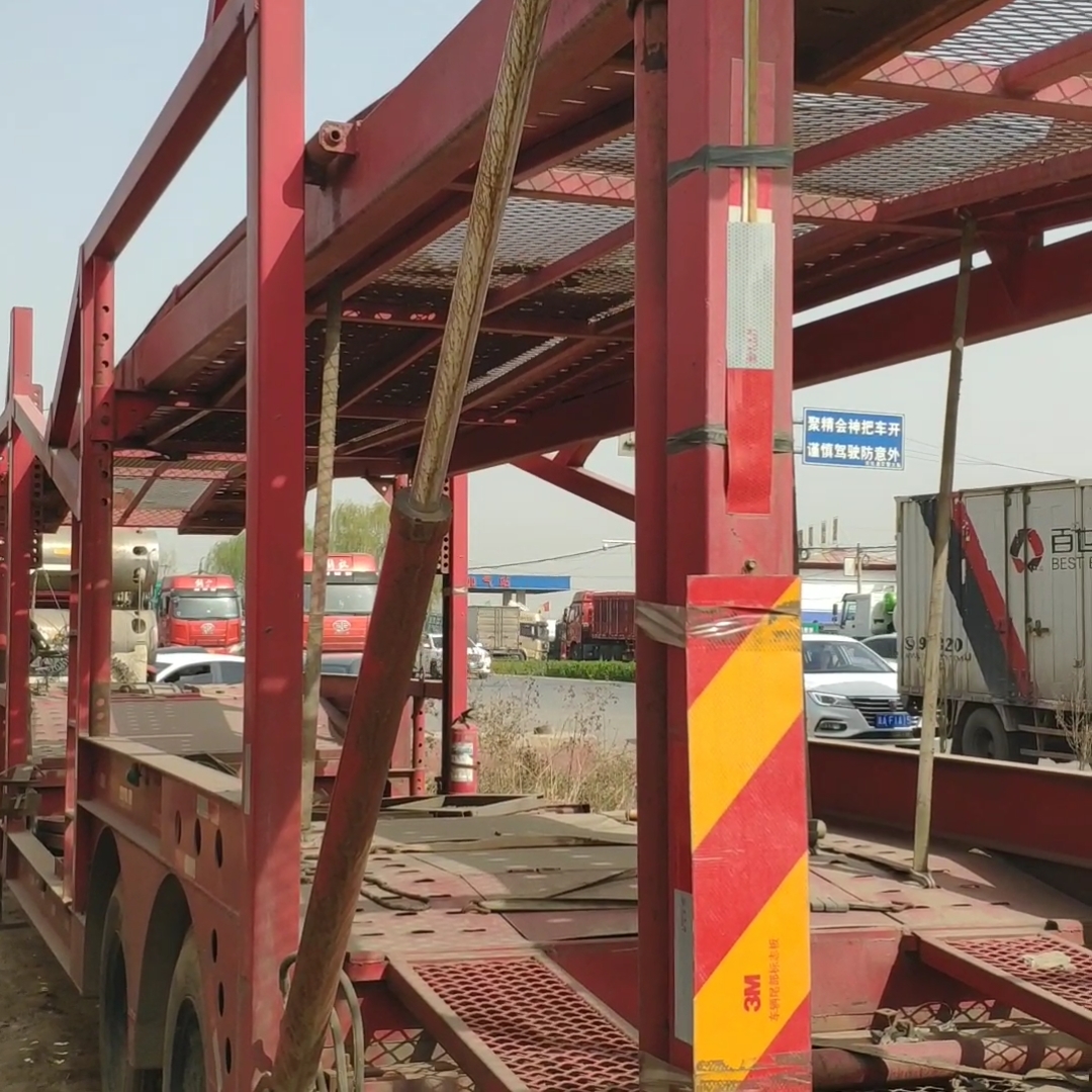 我要上热门#13.75米高低板双层挂车