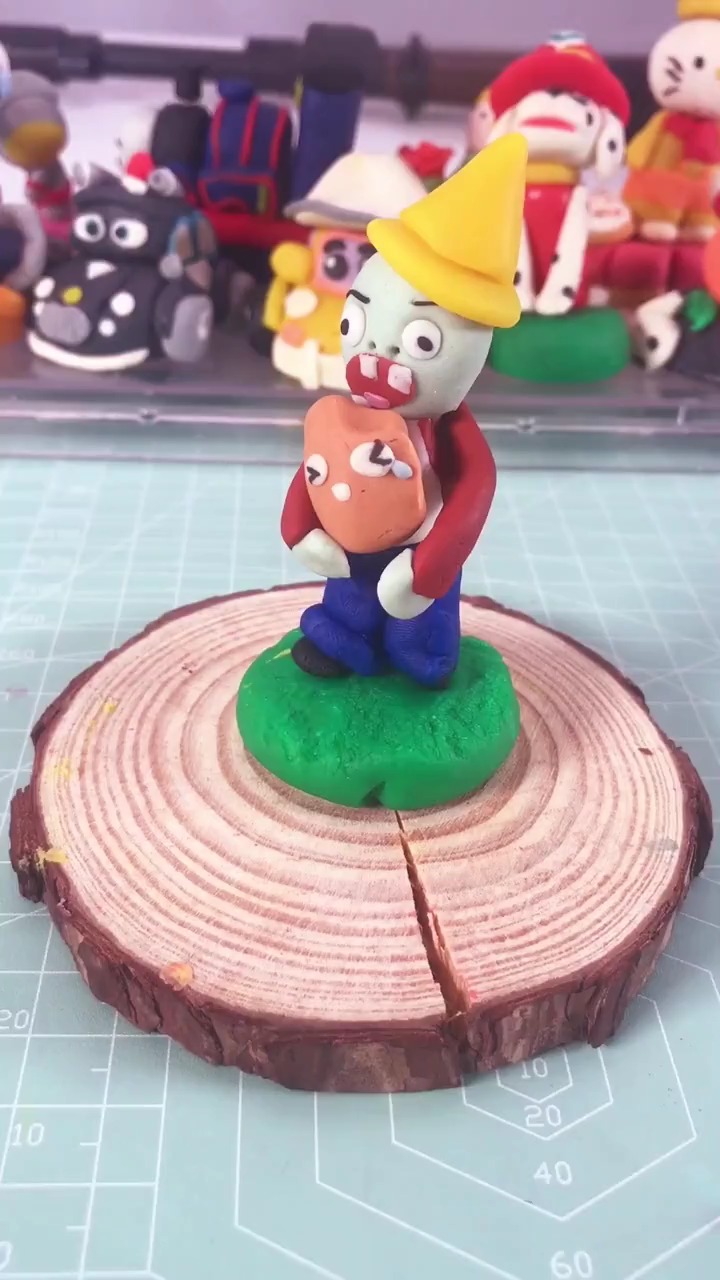 艾力多彩泥教你史上最容易制作的僵尸