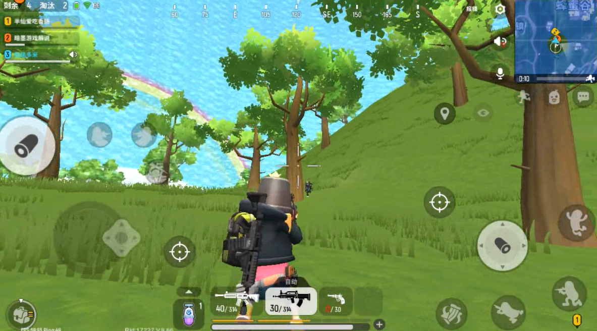 逗比三人乱世钢枪,完美配合强势推到小香肠,碾压吃鸡