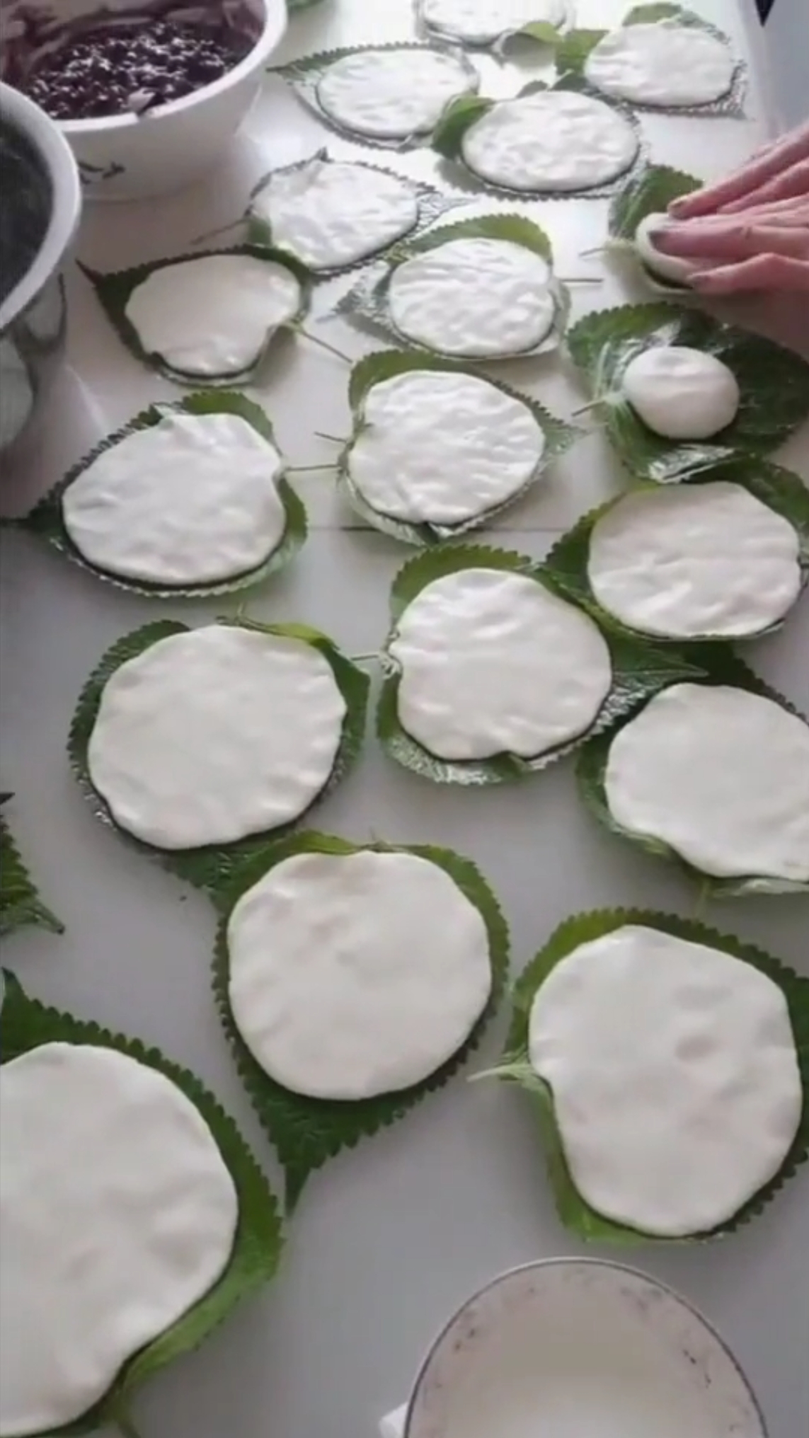 只有北方才有的菠萝叶饼,欢迎品尝