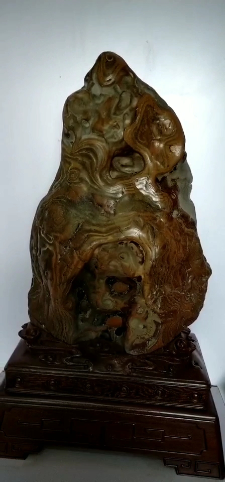 广西来宾红水河卷纹石