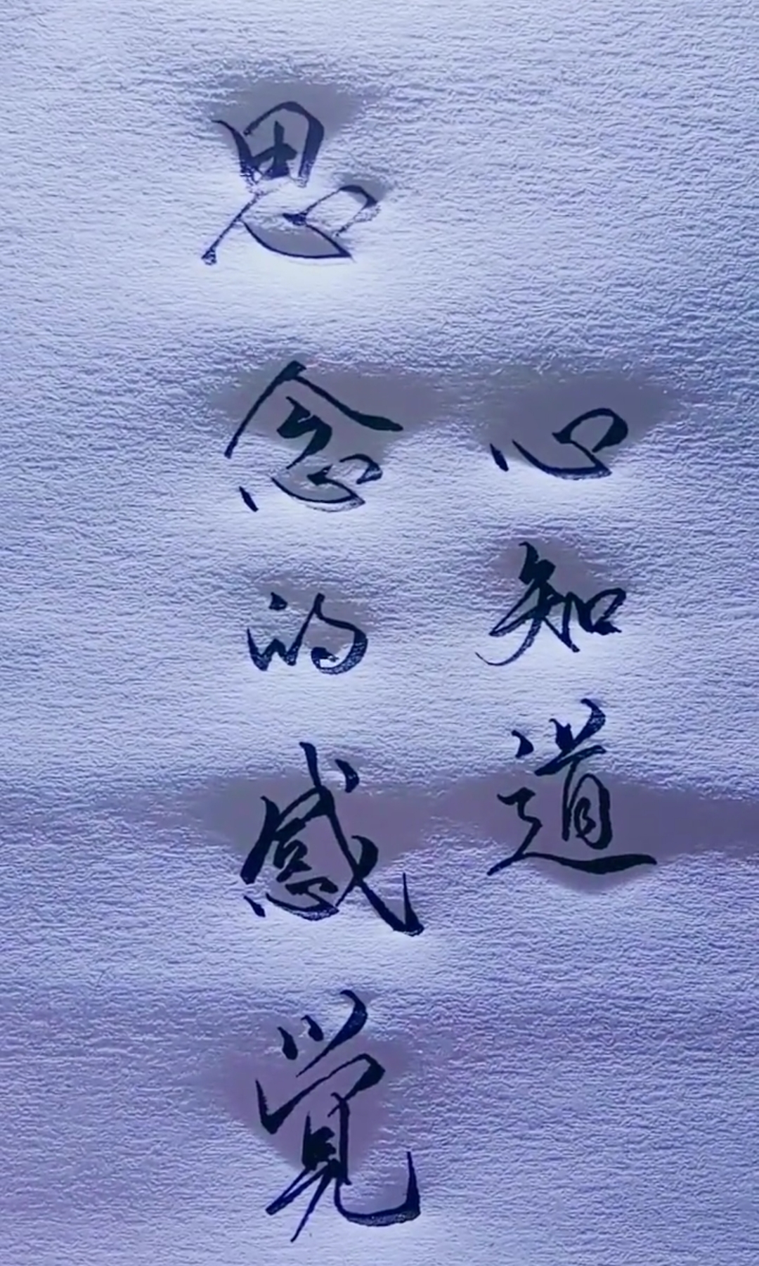 思念的感觉心知道!