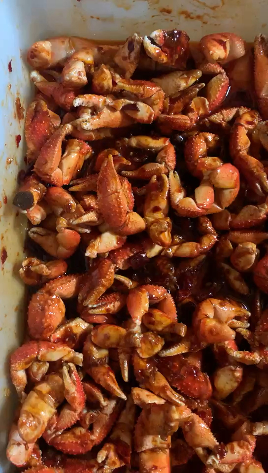 美食#今日份,虾怪腿.