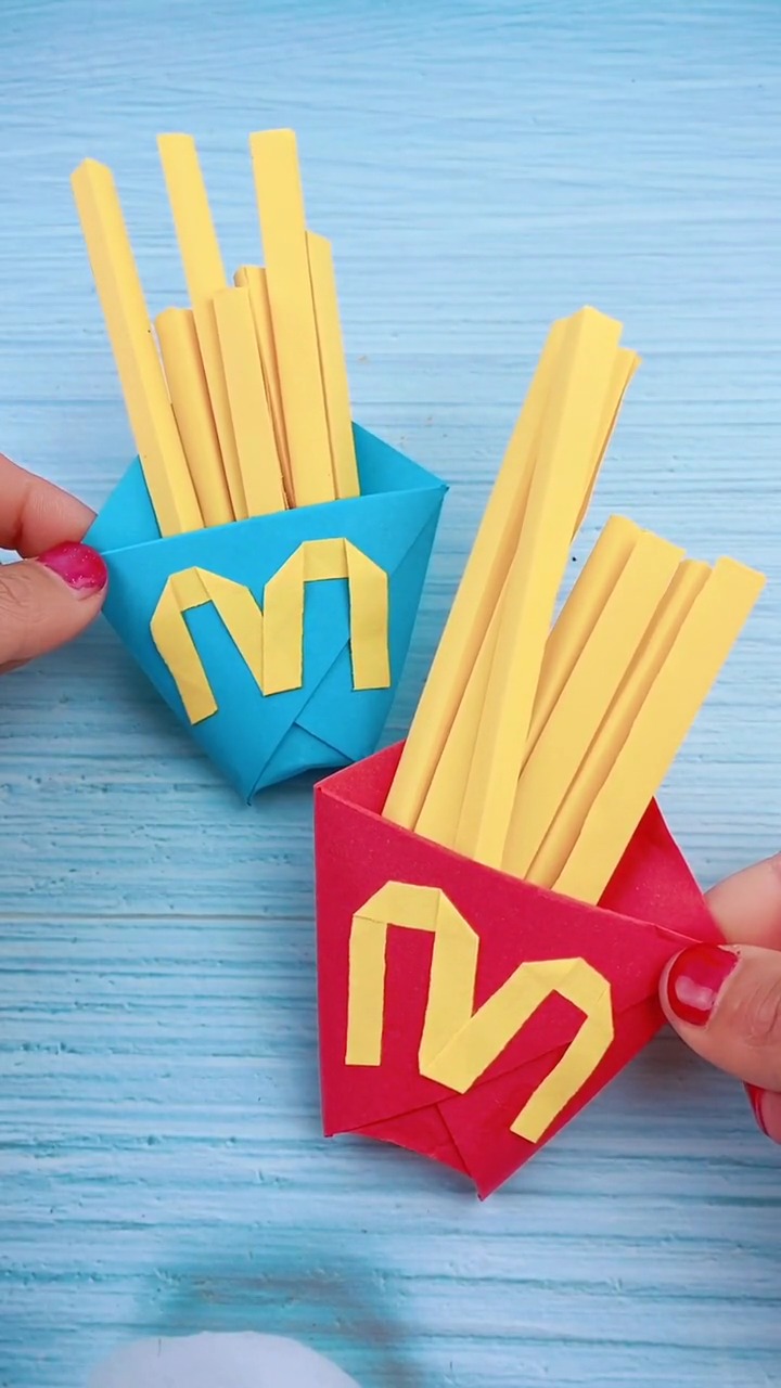 手工折纸#小朋友喜欢的零食,能不能以假乱真?