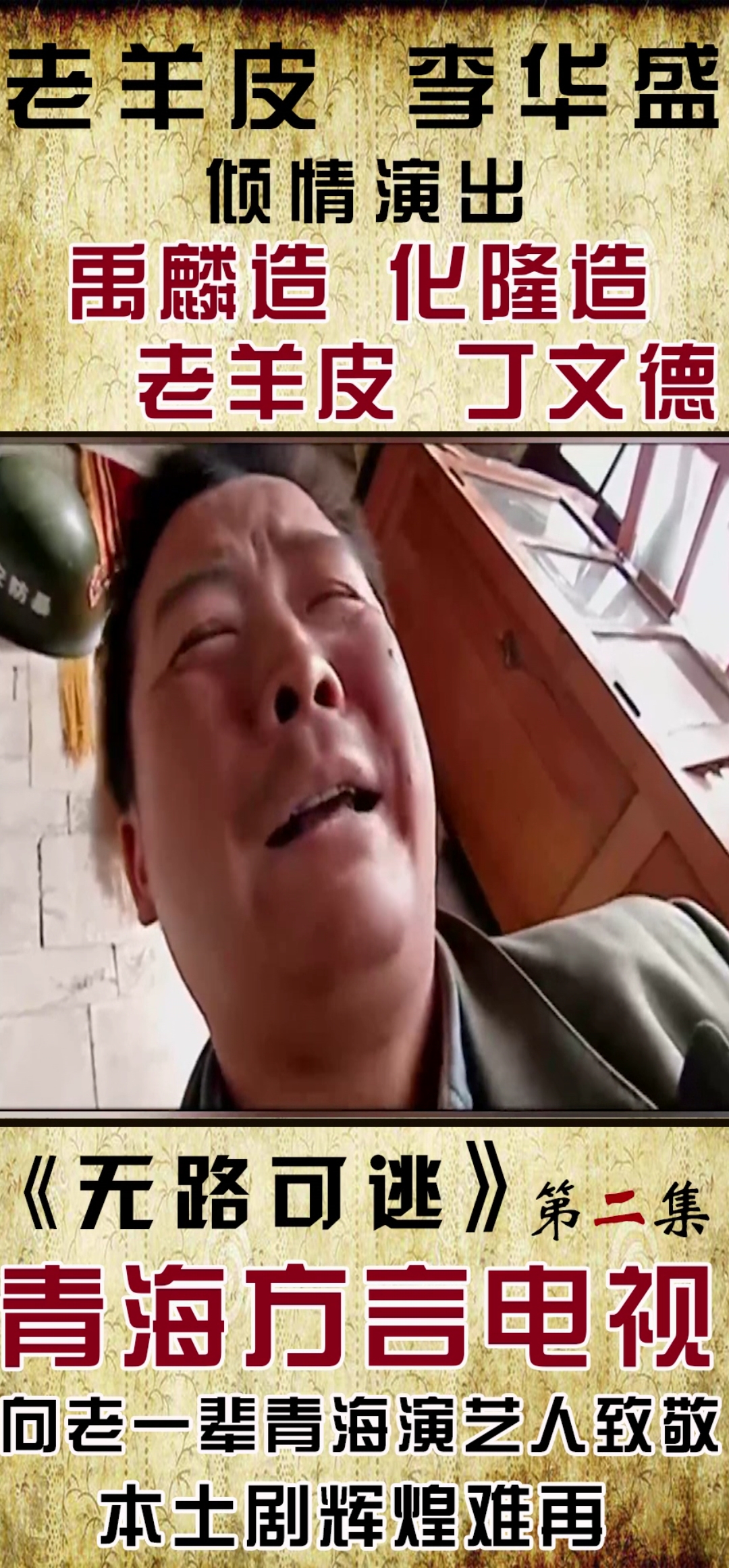 经典影视#老羊皮,李华盛,化隆造,禹麟造,青海方言电视《无路可逃》