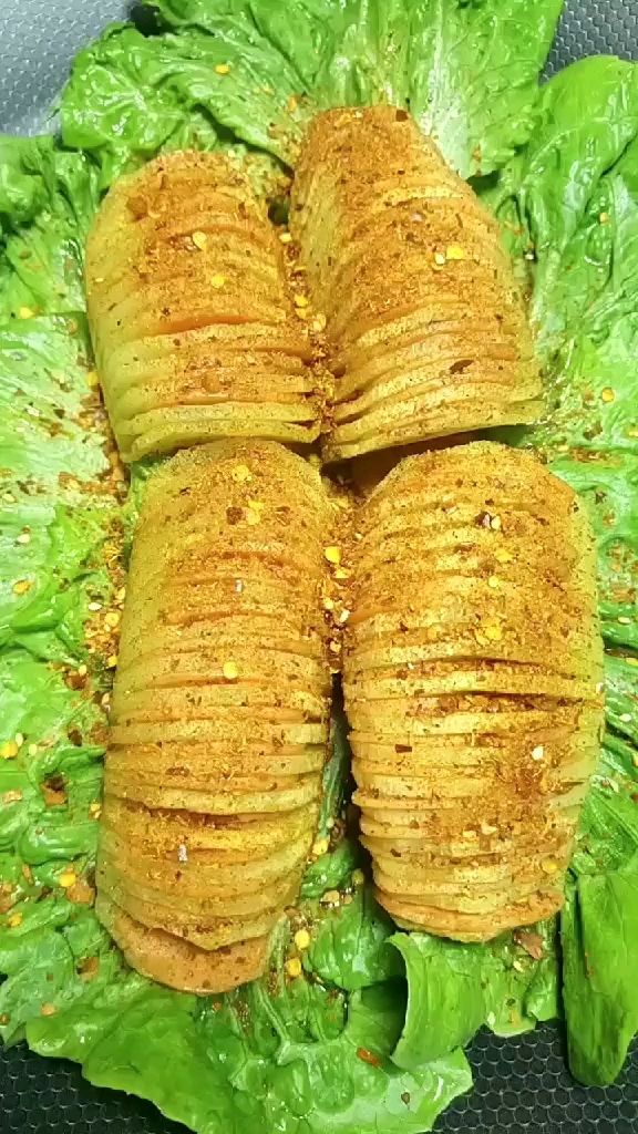 蓑衣土豆,烧烤味