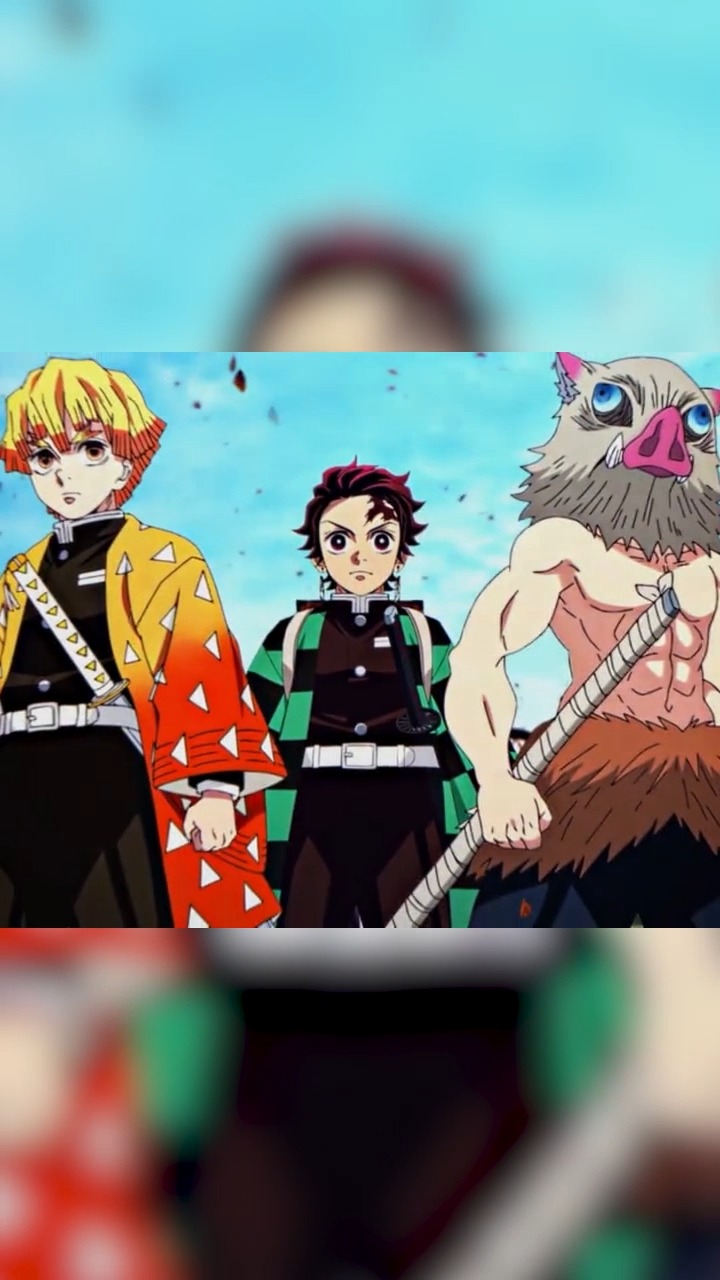 动漫鬼灭之刃三小只的冒险故事