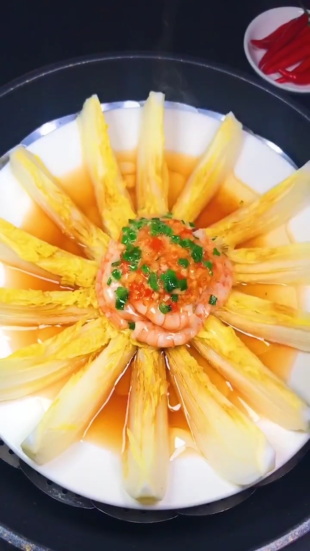 清蒸虾仁娃娃菜,好做又好吃-度小视