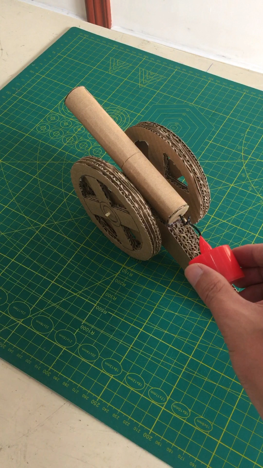 自制的大炮台模型,中日甲午海战时期的!