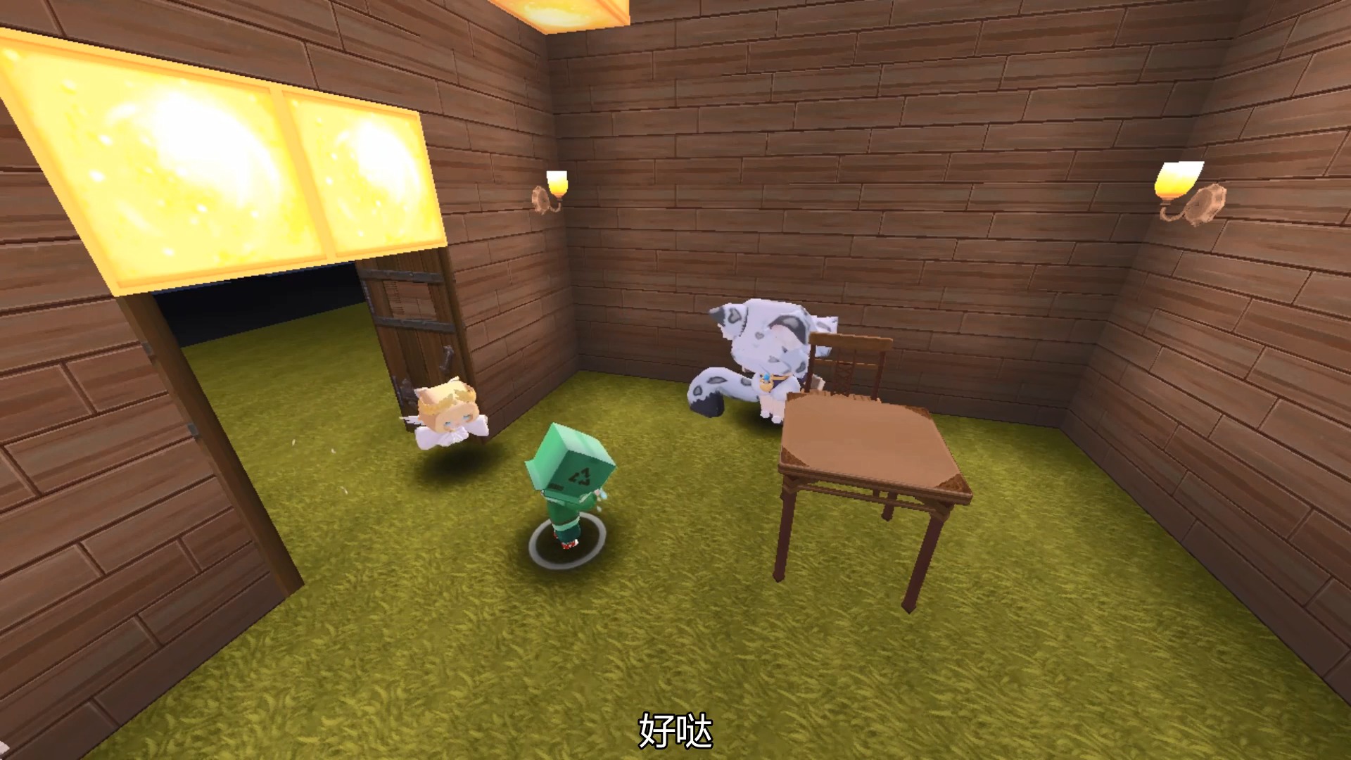 迷你世界多米解说#迷你世界爆笑电影:夜晚熊孩子在十字路口踢球,亲苘