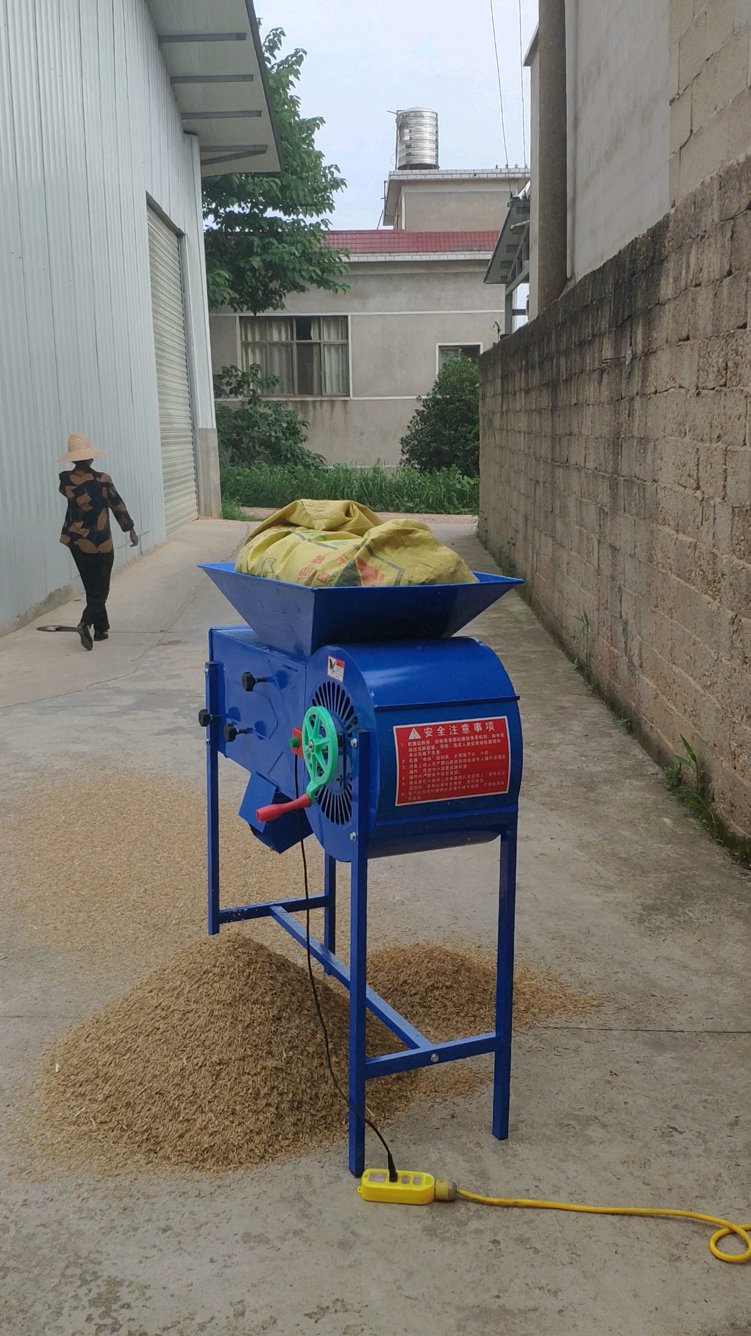 好物推荐#清选粮食就用电动风车