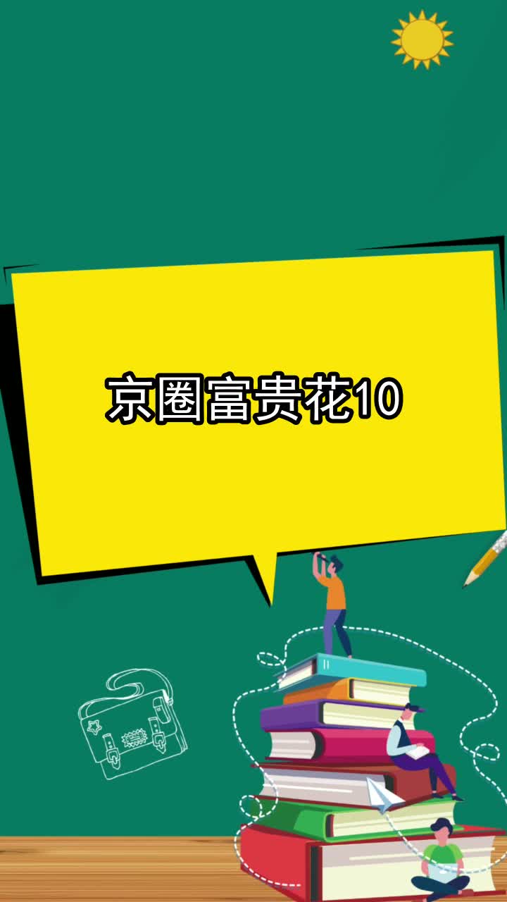 京圈富贵花10,你听懂了吗