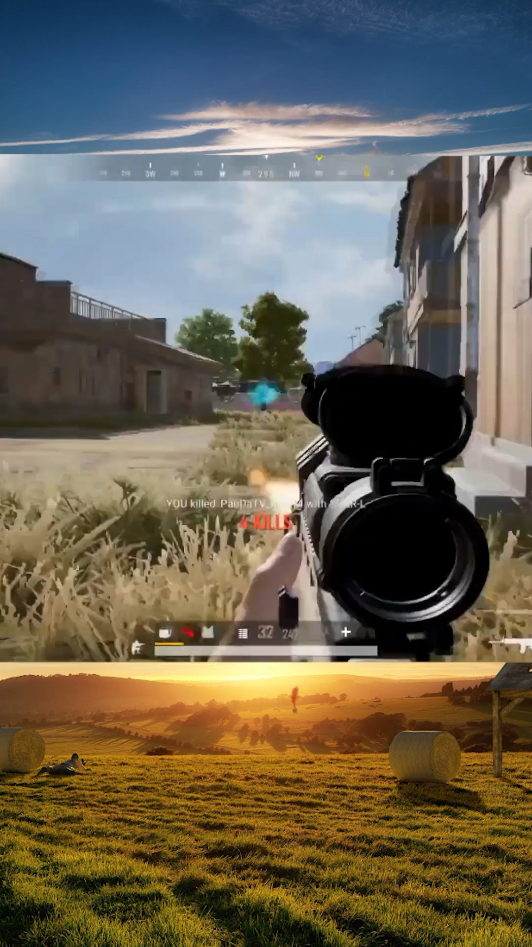 绝地求生#这个距离还是切步枪稳点