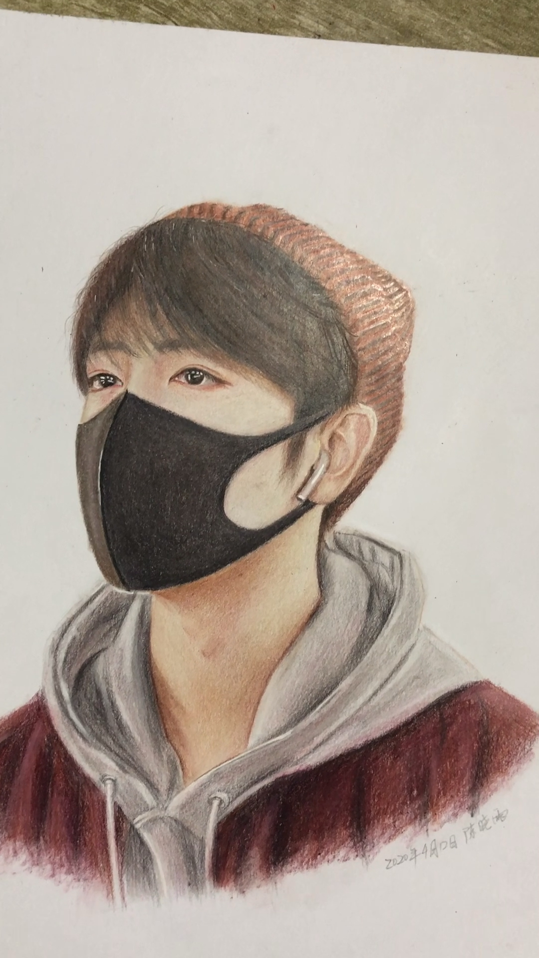 肖战#画了两个整天的肖战终于画完啦,女朋友们快来领走呦