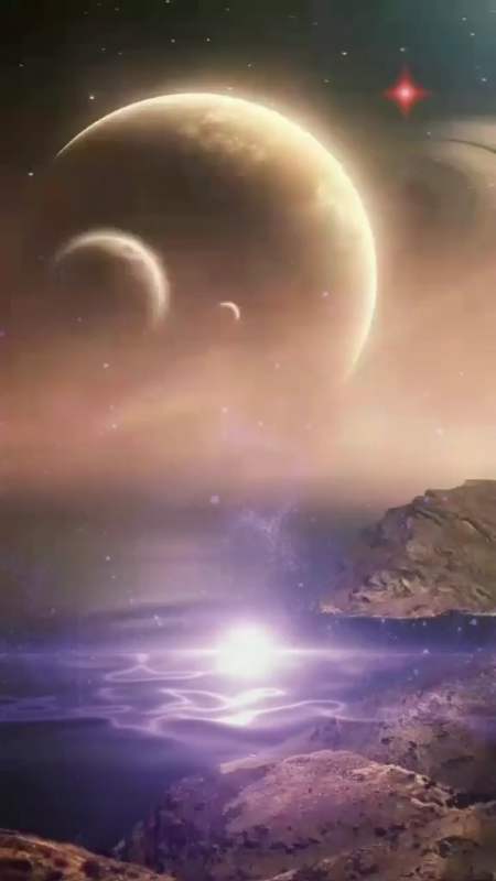 壁纸星辰耀青天混沌种青莲仙王临九天锦绣山河图