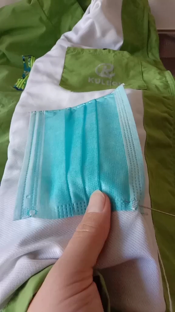 佛系生活#衣服兜子浅!教你在衣服里边缝个兜子!用口罩!