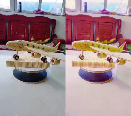 一键动漫#飞机模型一次性筷子制作