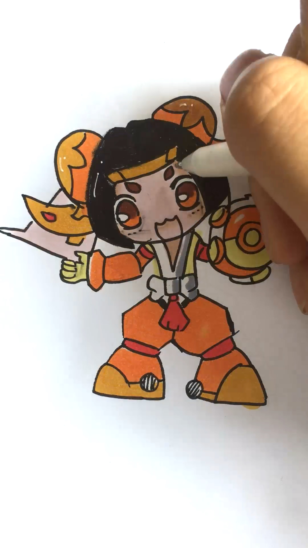 优秀如我#q版鲁班简笔画,智商二百五,可别小瞧了它