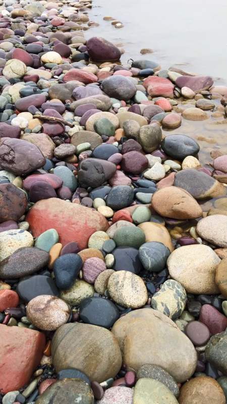 河边石头的高级玩法来吧展示手艺 民间手艺-全民小视频