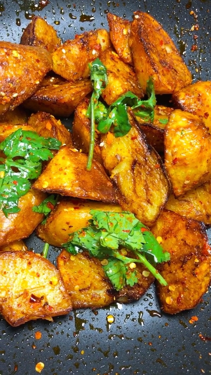 炸洋芋这么做老公吃了一锅