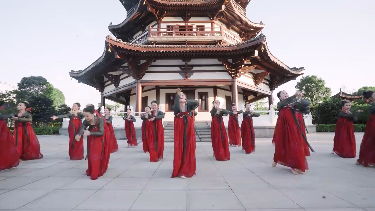 国家宝藏《醉太平》古塔前用曼妙舞蹈演绎大唐#国家宝藏《醉太平》 