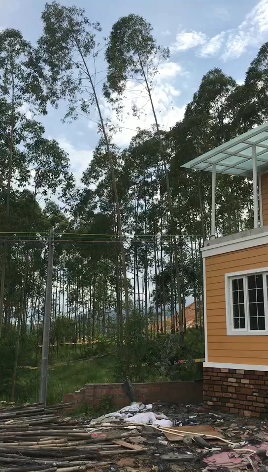 广东罗定云浮灵山寺里的轻钢别墅,验收交付使用了