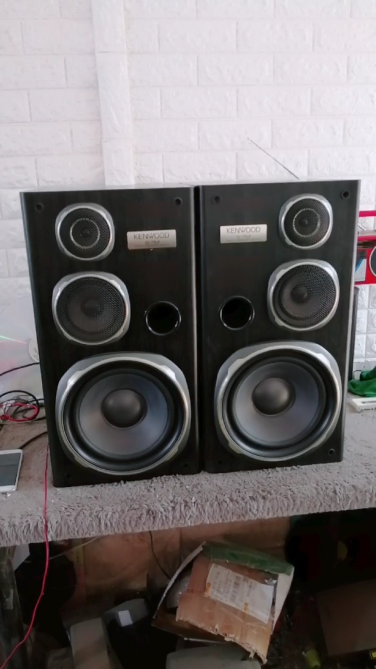 建伍音响一对日本原装九十年代外关美观