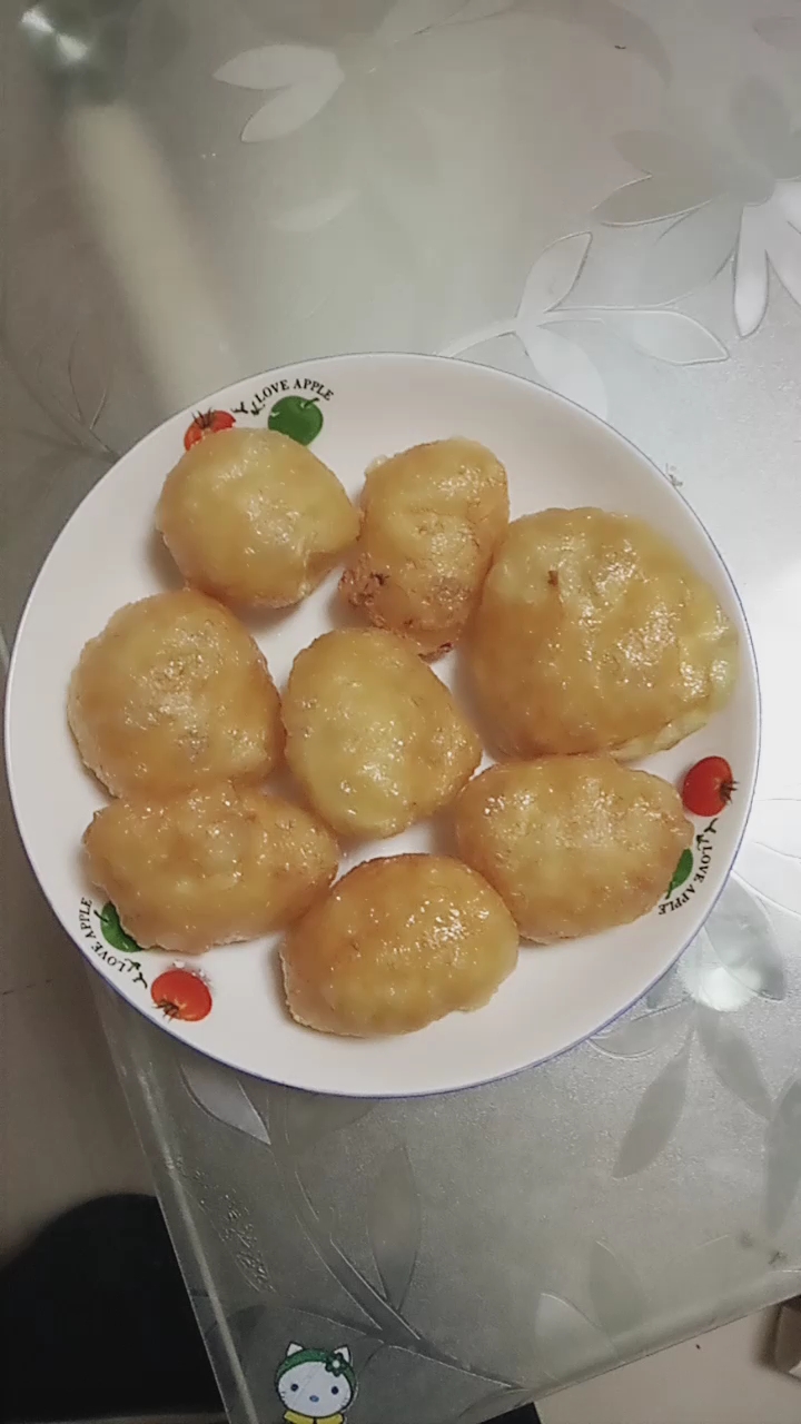 忙了大半天,自己制作的油面筋ヽ(**)