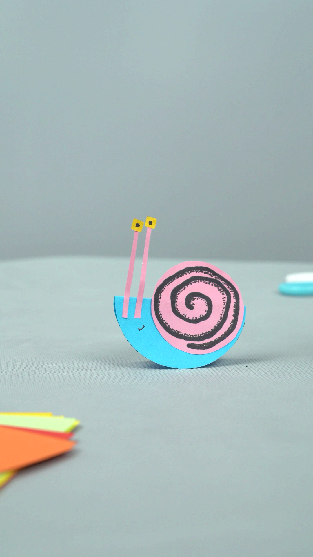 蜗牛 超可爱的折纸蜗牛,30秒轻松学会