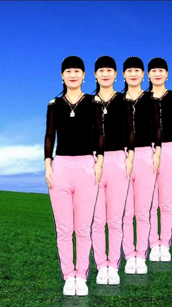 简单16步广场舞,自由弹跳步,好听好看