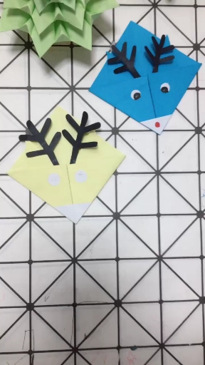 全民热门手工#小鹿书签