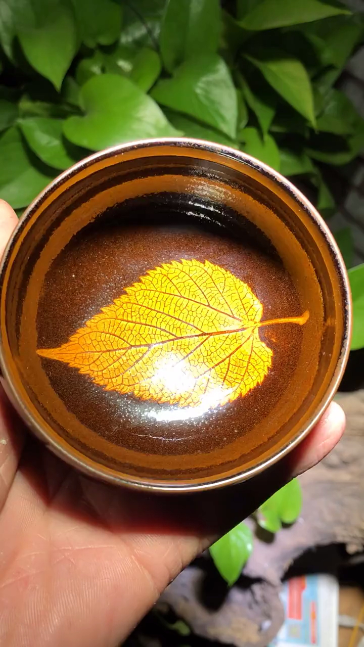 民间艺术传承#现代工艺建盏之木叶盏