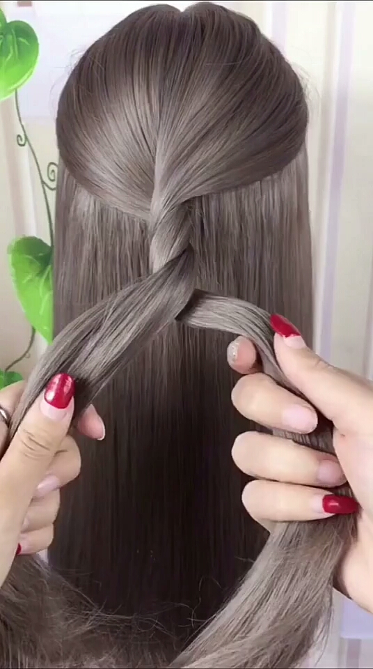 麻花辫包子头,不一样的包子头