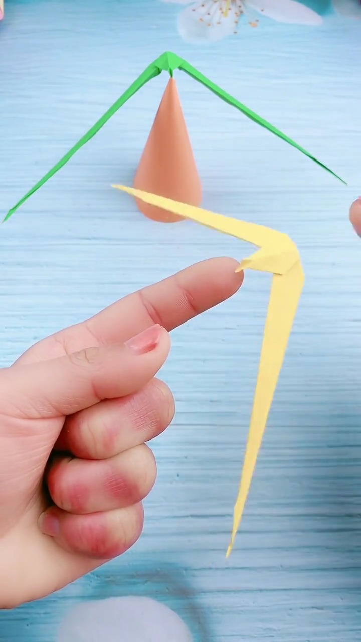 手工折纸#这么有趣的平衡鸟,确定不来试试吗?