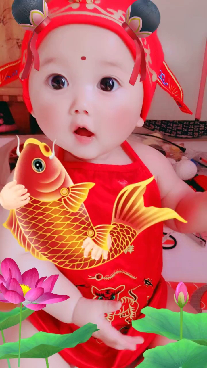 福娃来送福啦,快接