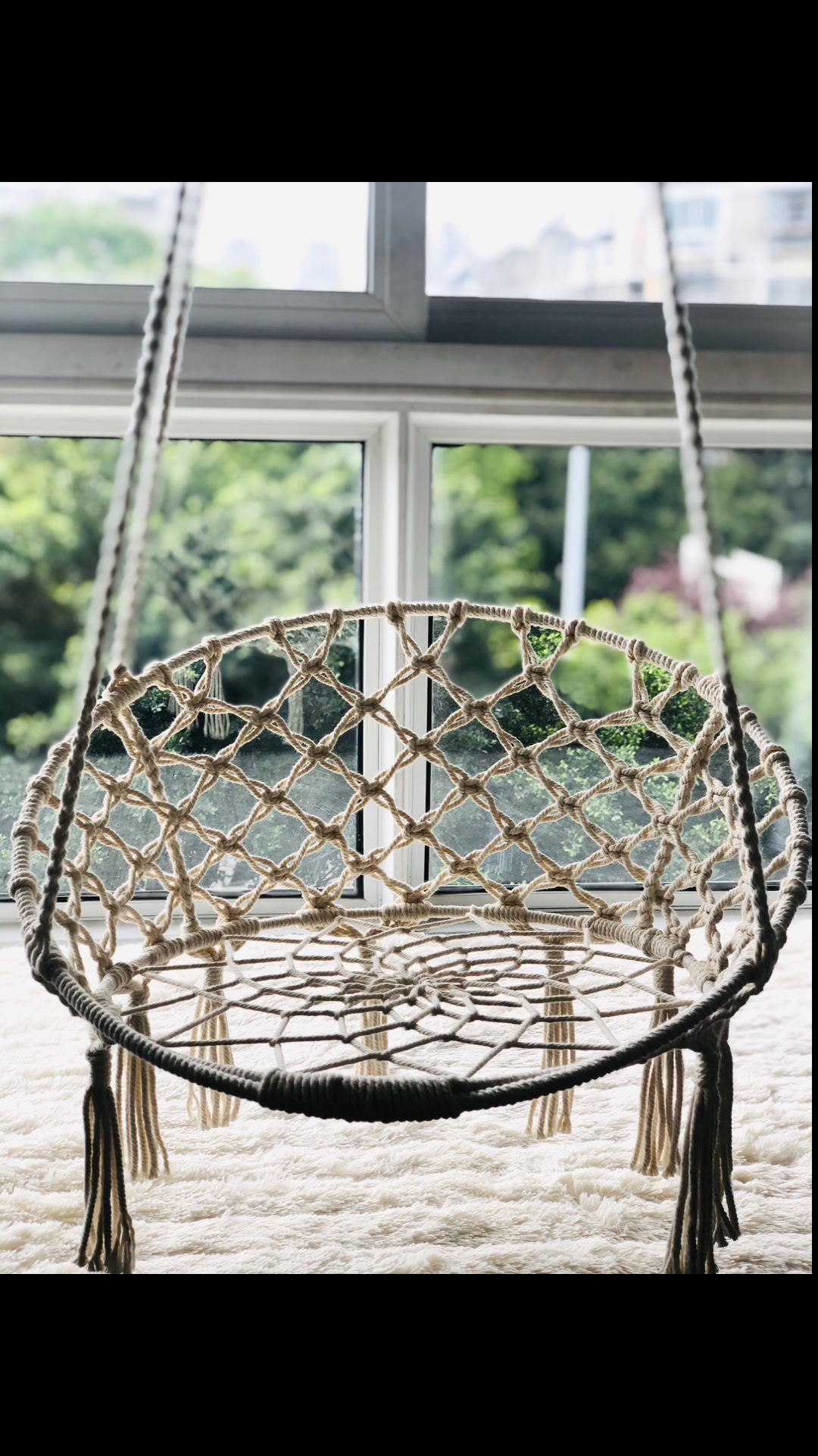 手工编织#吊床靠背编织方法-度小视