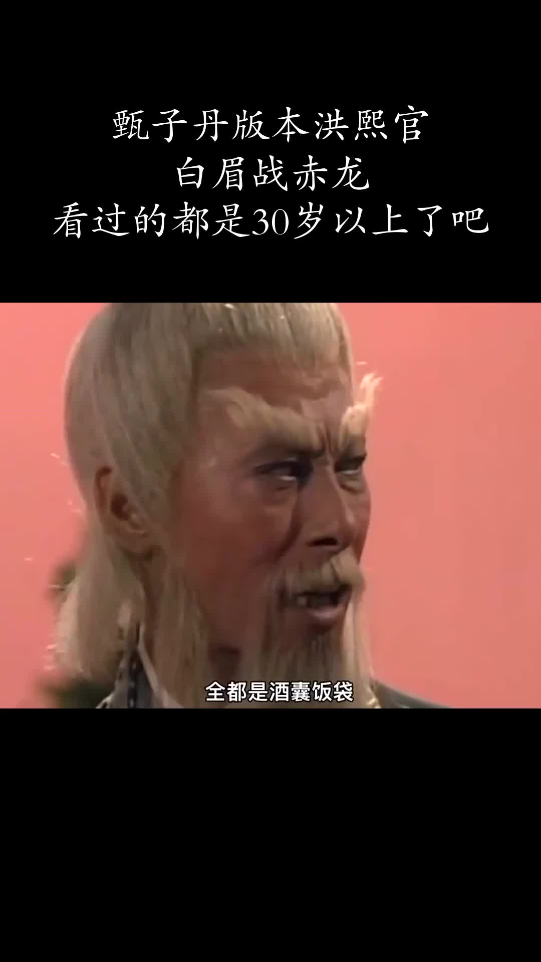 甄子丹版本洪熙官白眉战赤龙看过的都是30岁以上了吧
