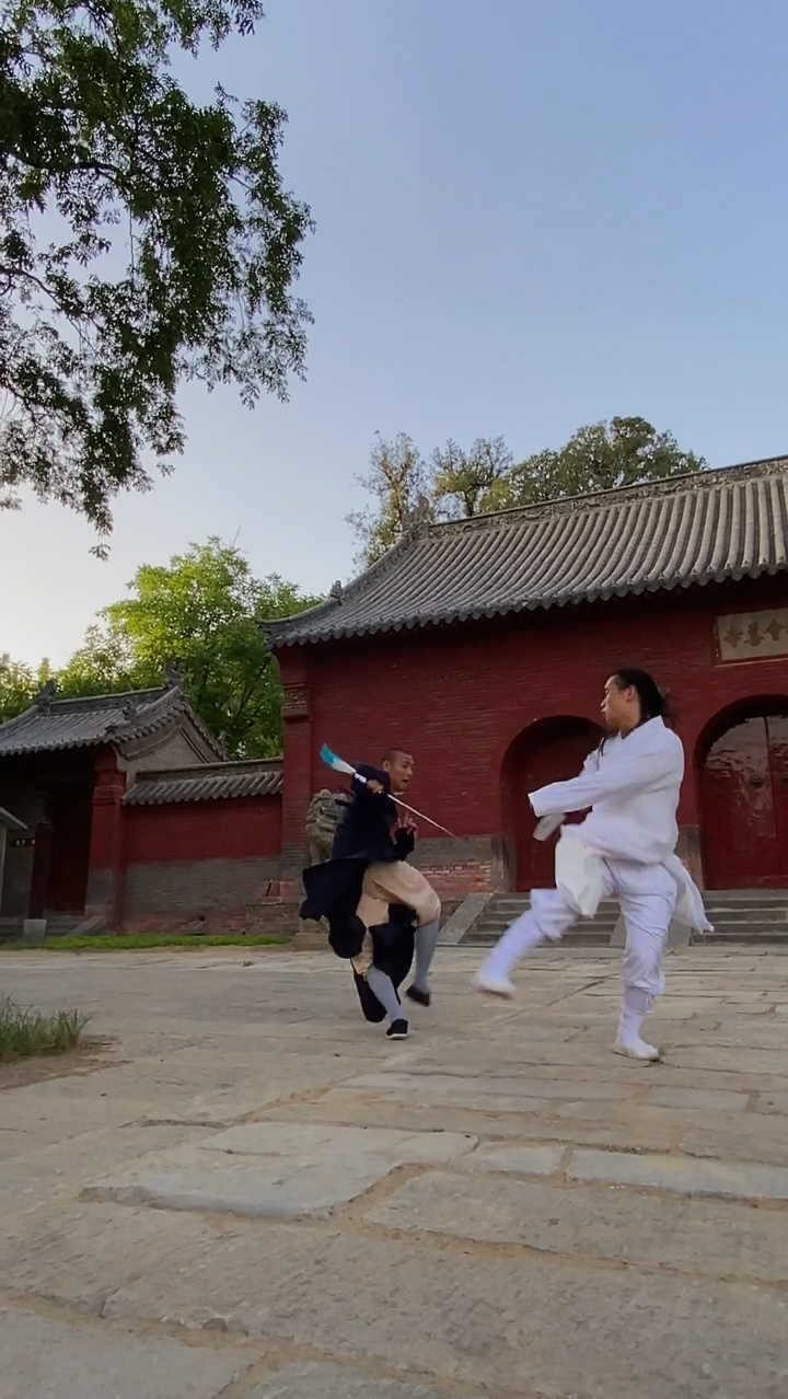 少林功夫#少林武当以武会友,弘扬传统武术,传承中正统武学!