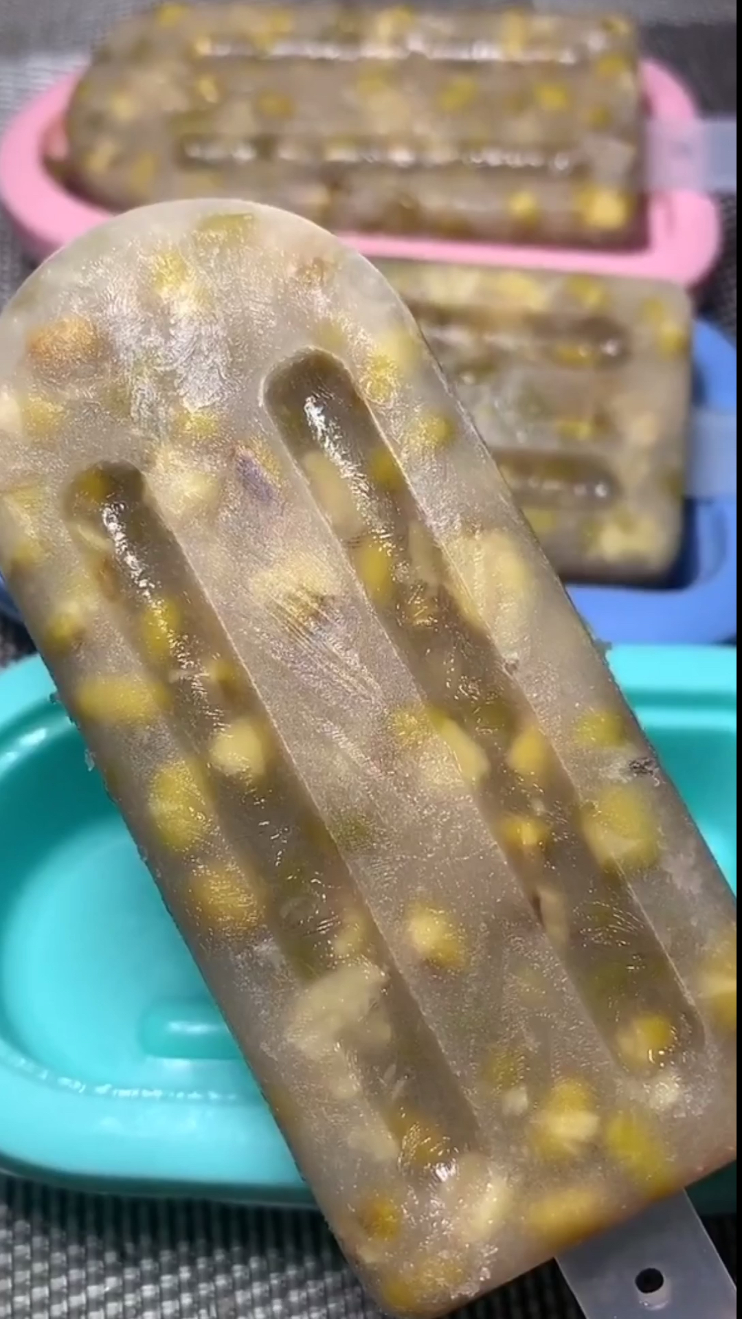 自制美食#在家也能做的绿豆雪糕快来看看吧