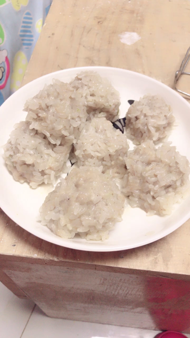 糯米猪肉丸子,好吃