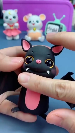 q软小彩泥#蝙蝠你讨厌他吗?