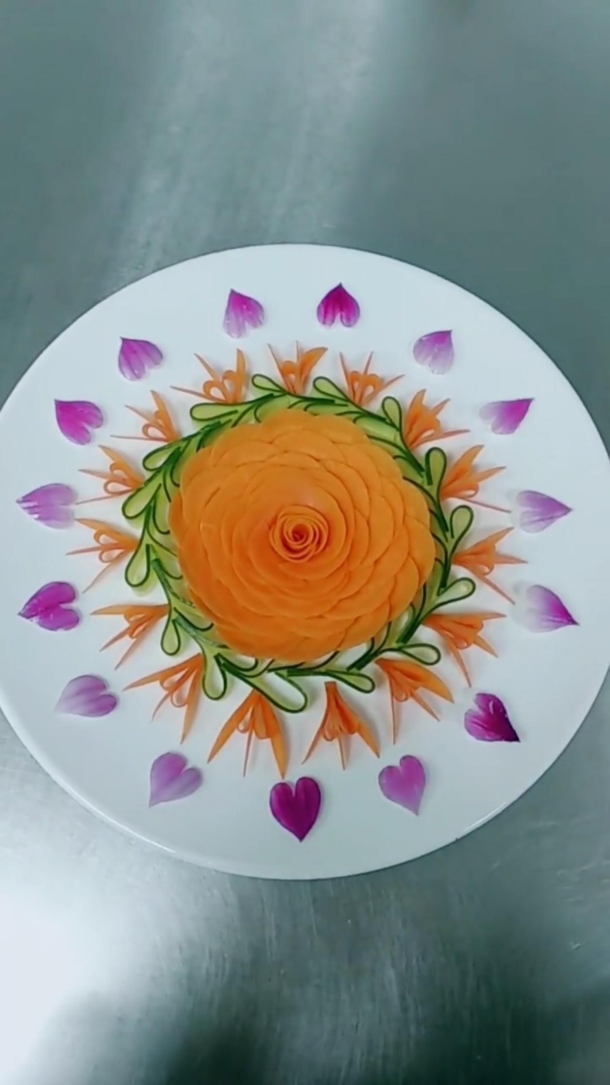 家乡特色美食#果蔬盘饰漂亮