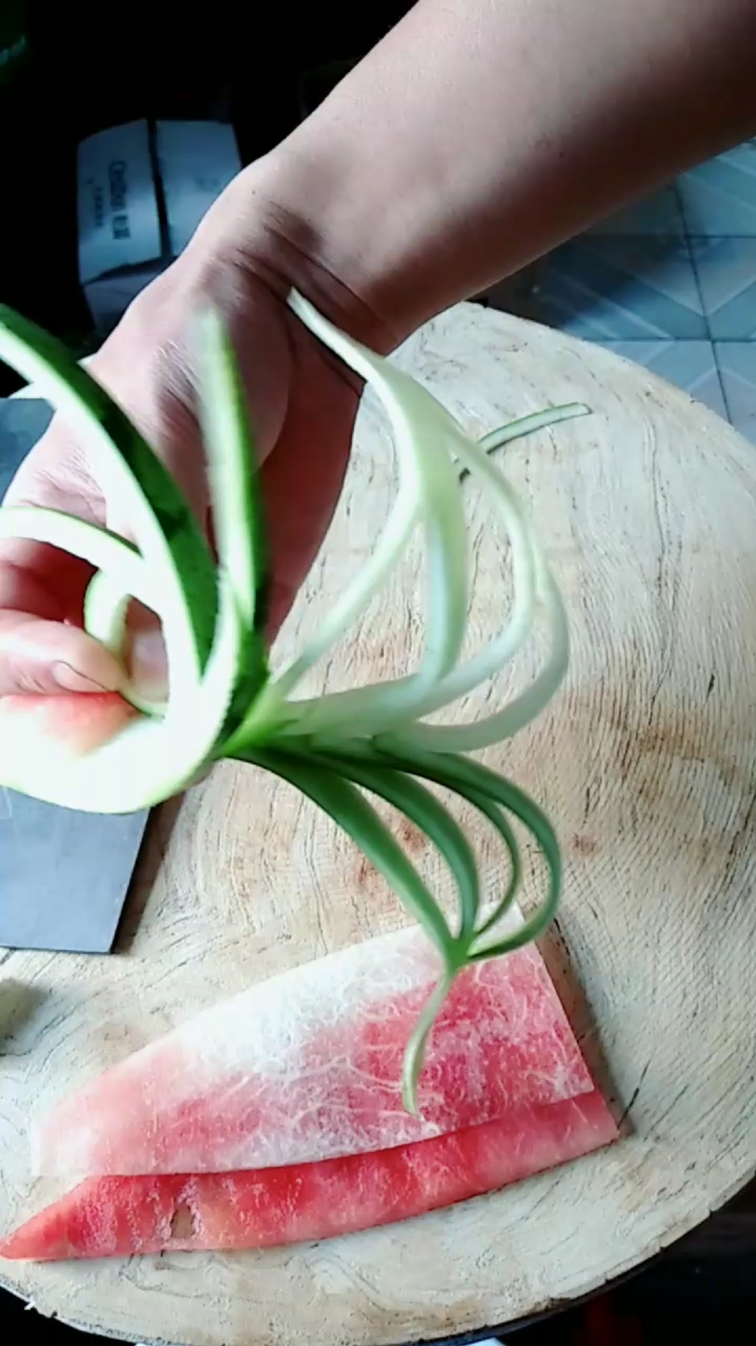 夏天就要这么过#西瓜拉花