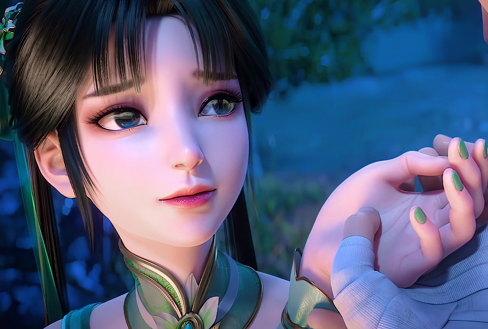 国漫女神#碧瑶的童年也太惨了吧