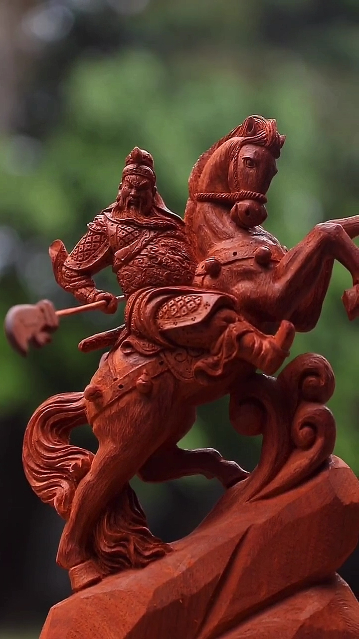 我要上热门#骑马关二爷制作过程.