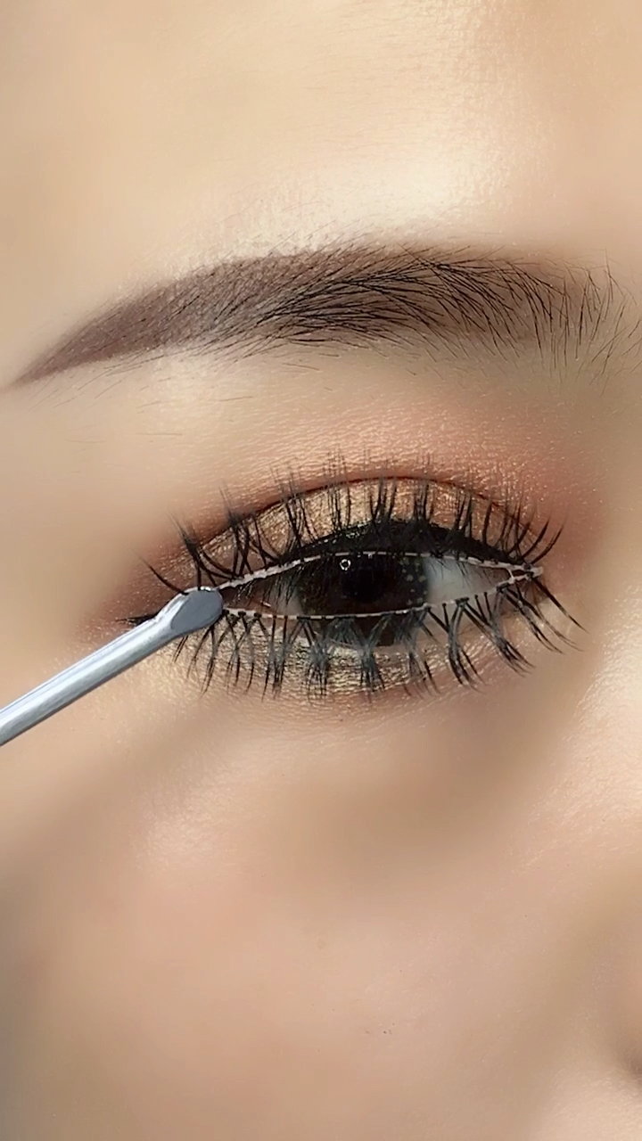 这样粘睫毛好看,不扎眼睛