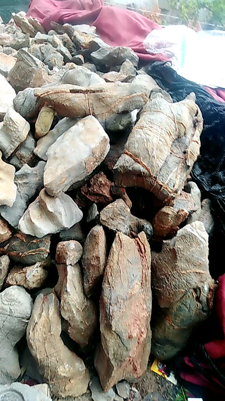 自己挖的灵璧磬石原石